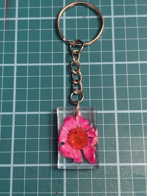 Floral Elegance Keychains