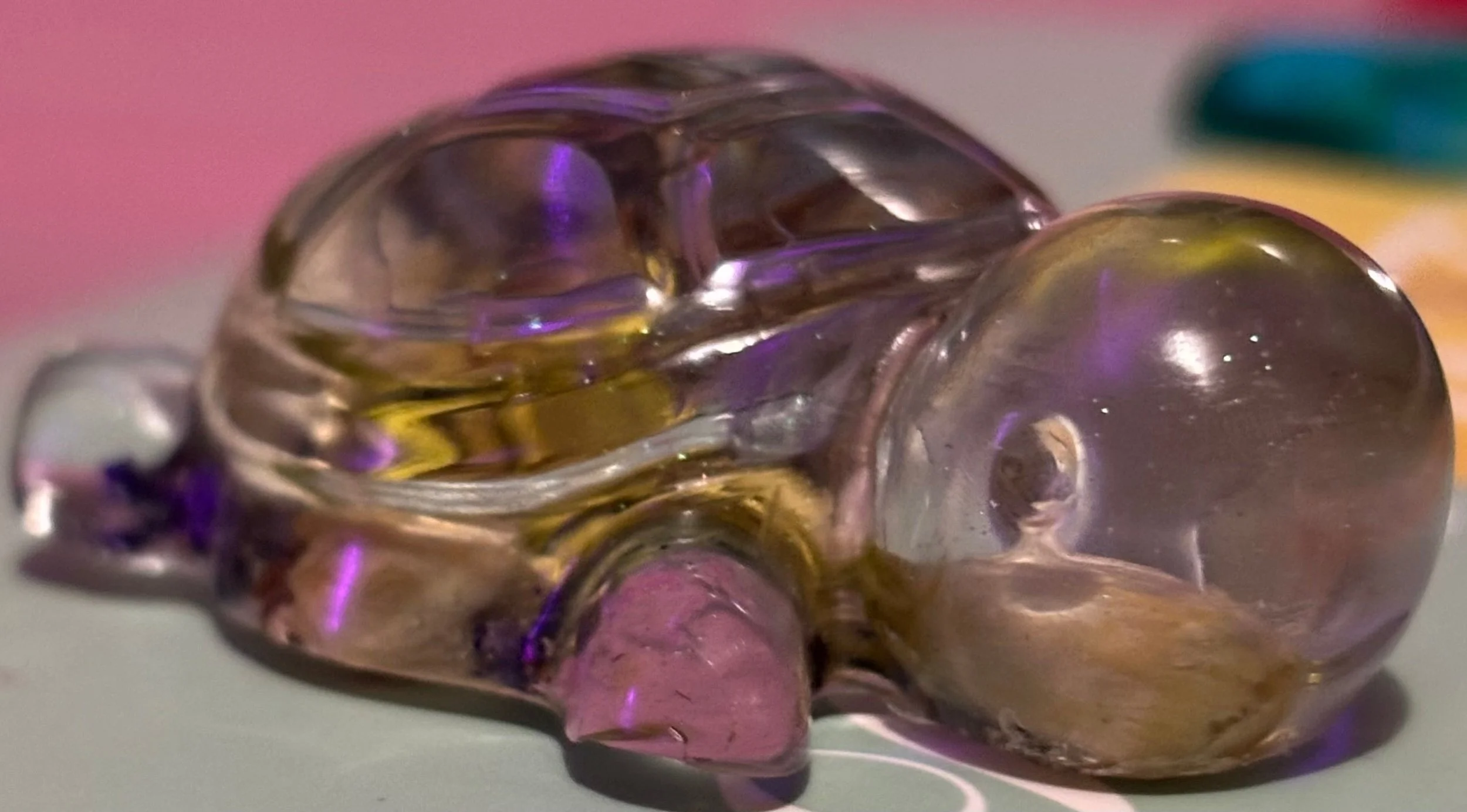 Enchanted Resin Turtle Figurine