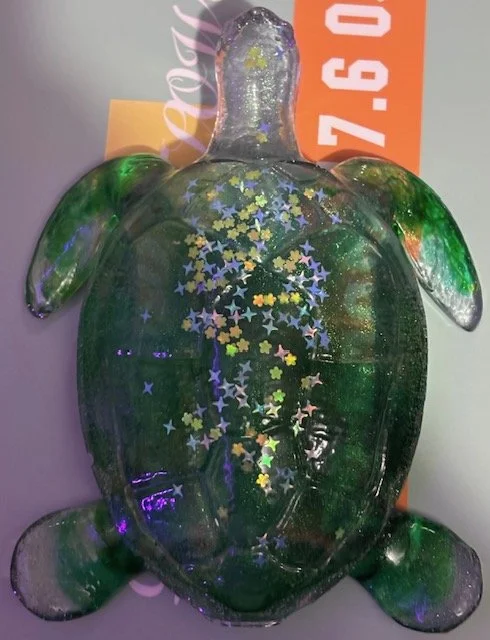 Starry Sea Turtle Desk buddy - Resin Figurine