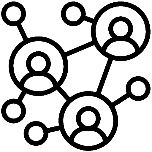Line icon representing therapy for interpersonal issues