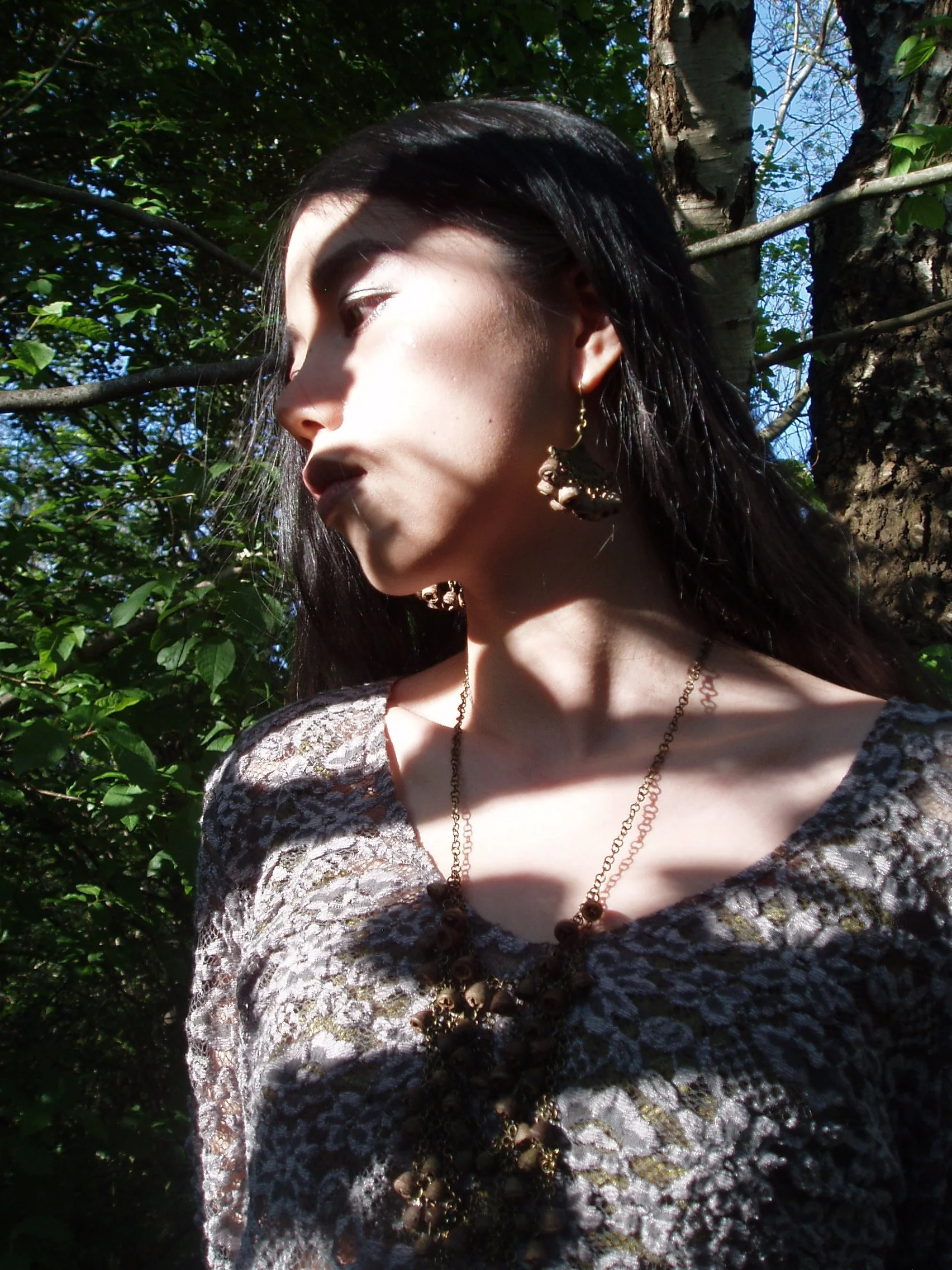 The Flared Mini Eucalyptus Necklace