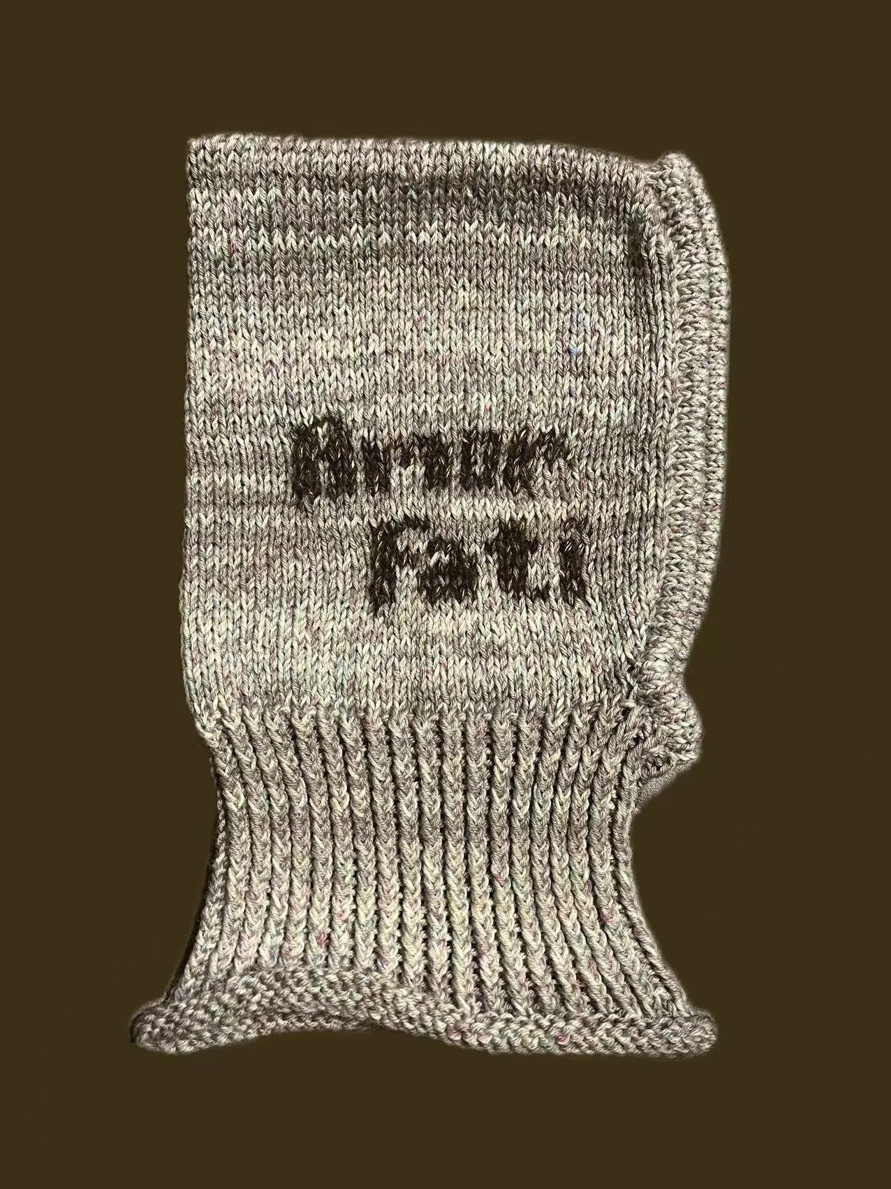 Speckled Green 'Amor Fati' Balaclava