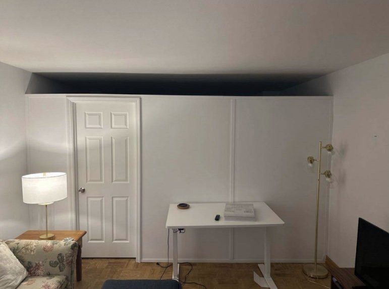 Temporary Wall Installation