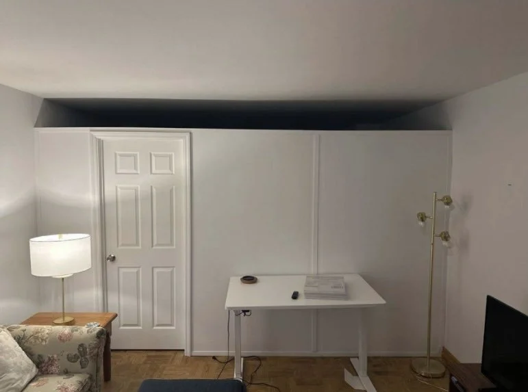 Temporary Wall Installation