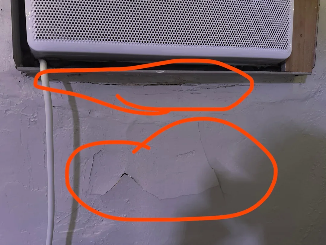 Water Damage AC unit- NYC