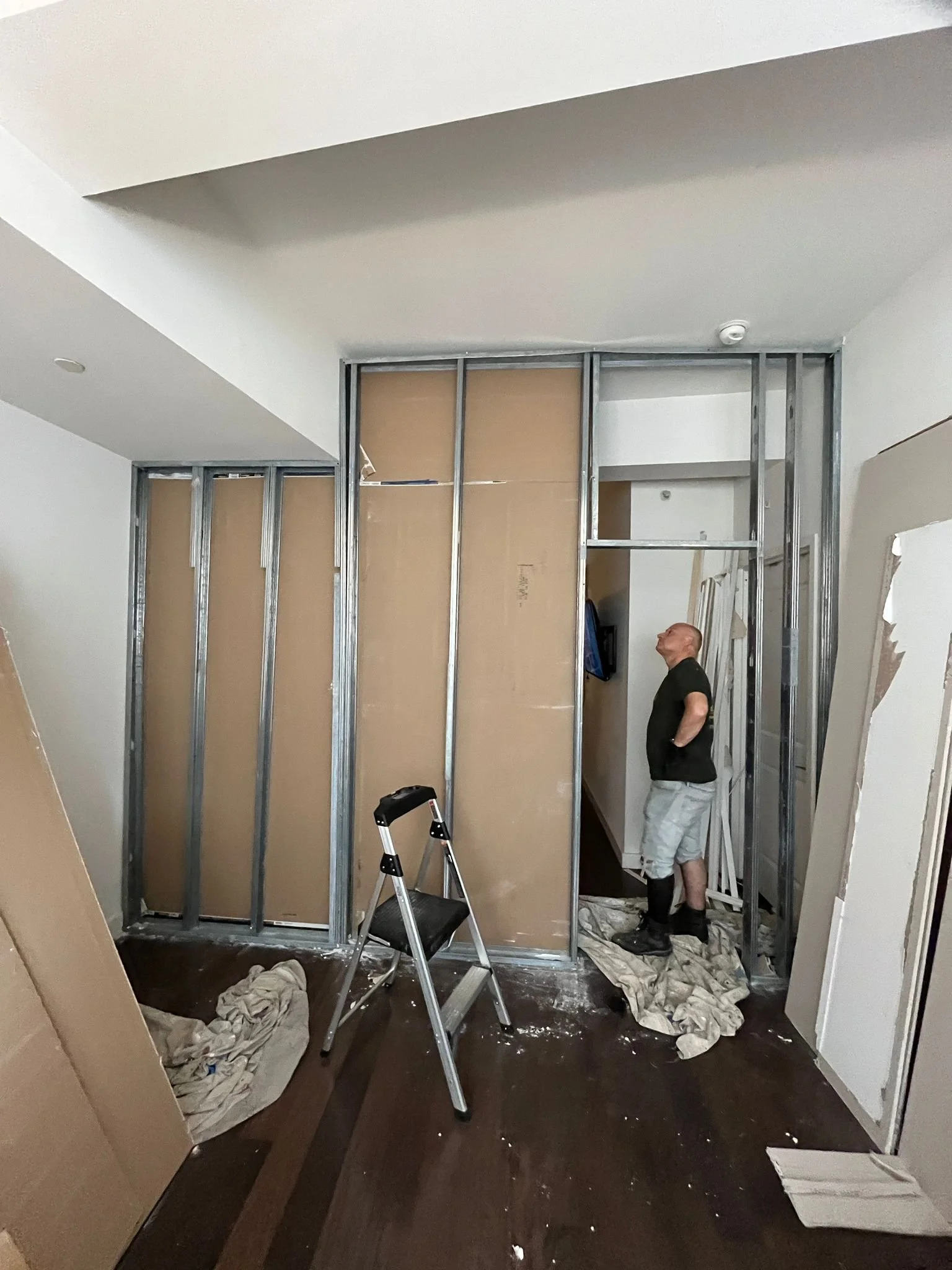 Temporary Wall Removal