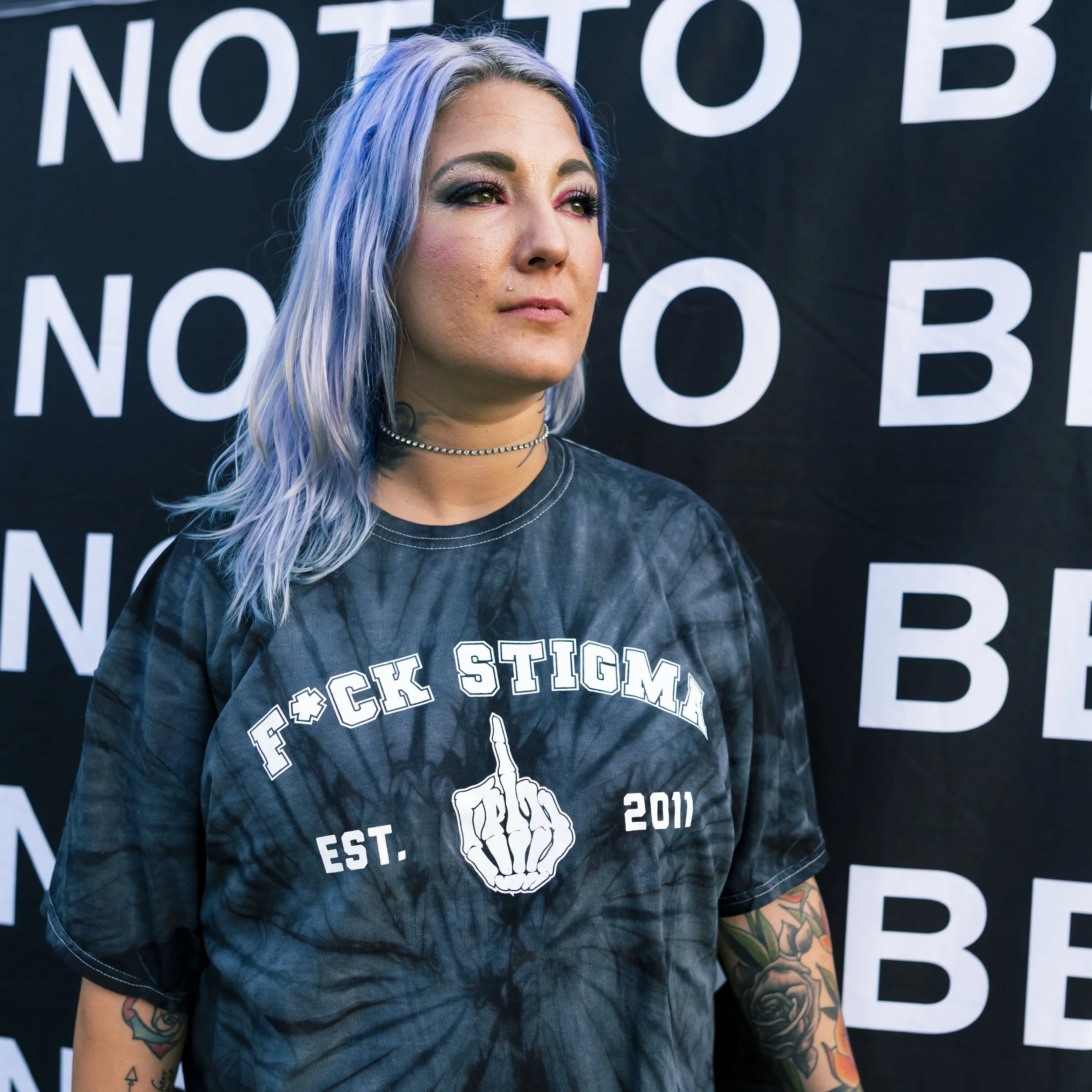 Tie-Dye F*ck Stigma Tee