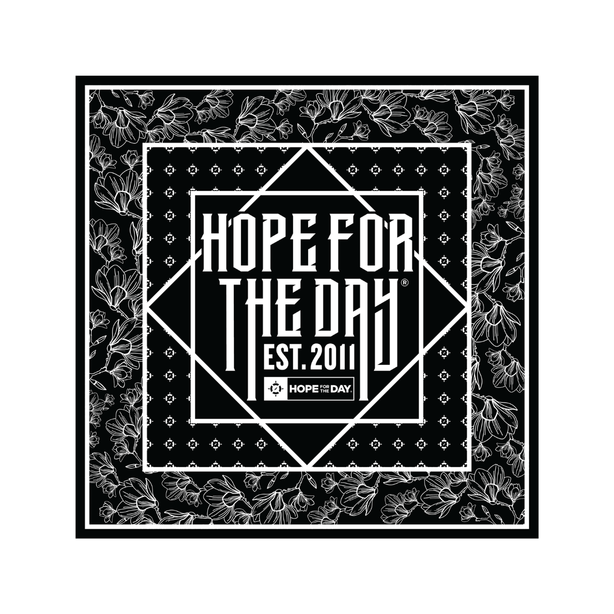 Hope for the Day Black Bandana