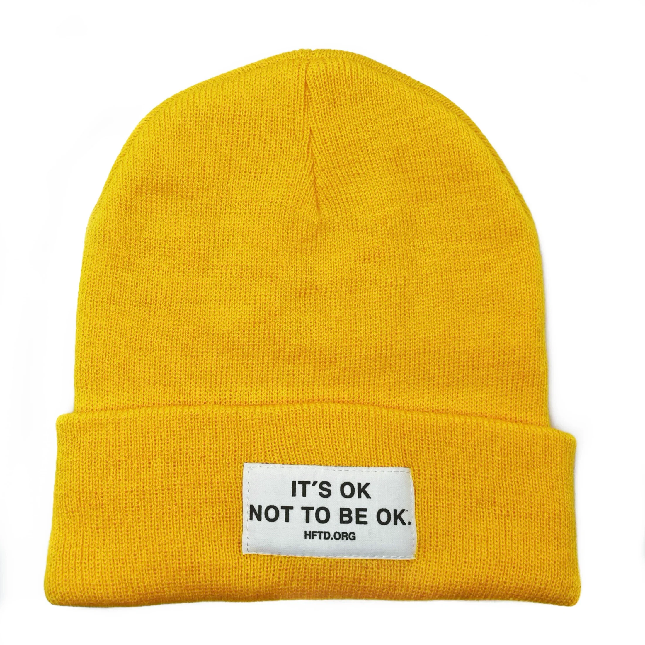 IT'S OK NOT TO BE OK Beanie - Yellow