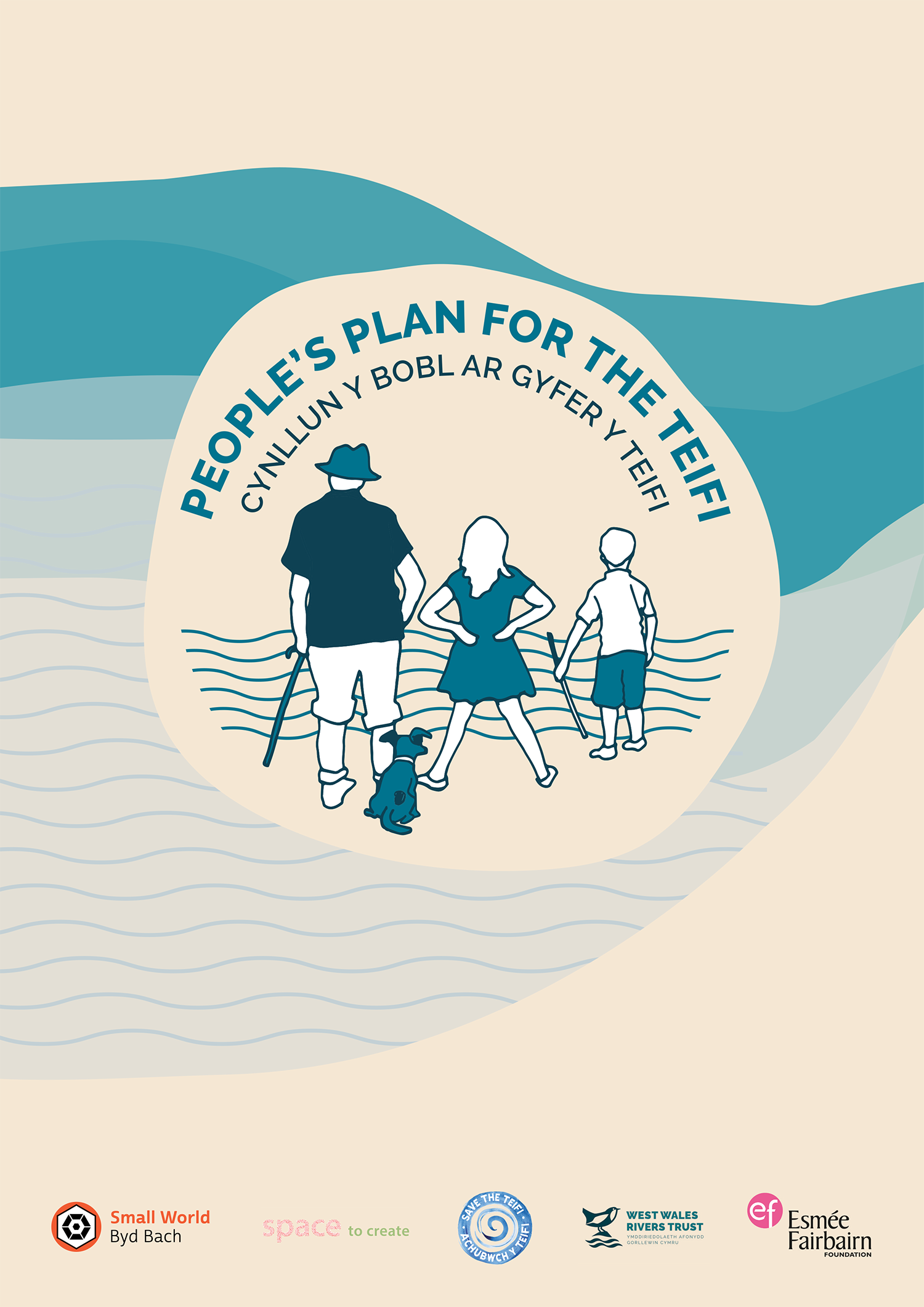 A4 Fold-out leaflet design. Illustrations courtesy of Small World