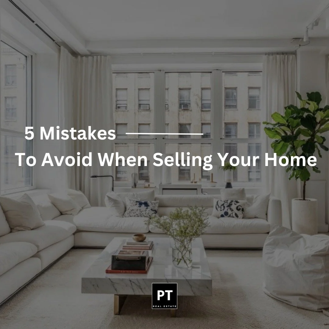 📚 5 Mistakes to Avoid When Selling Your Home

Selling your home is exciting, but it can also be challenging. Avoid these common mistakes to make the process smoother, attract more buyers, and get the best price:

💸 Overpricing &ndash; Pricing too h
