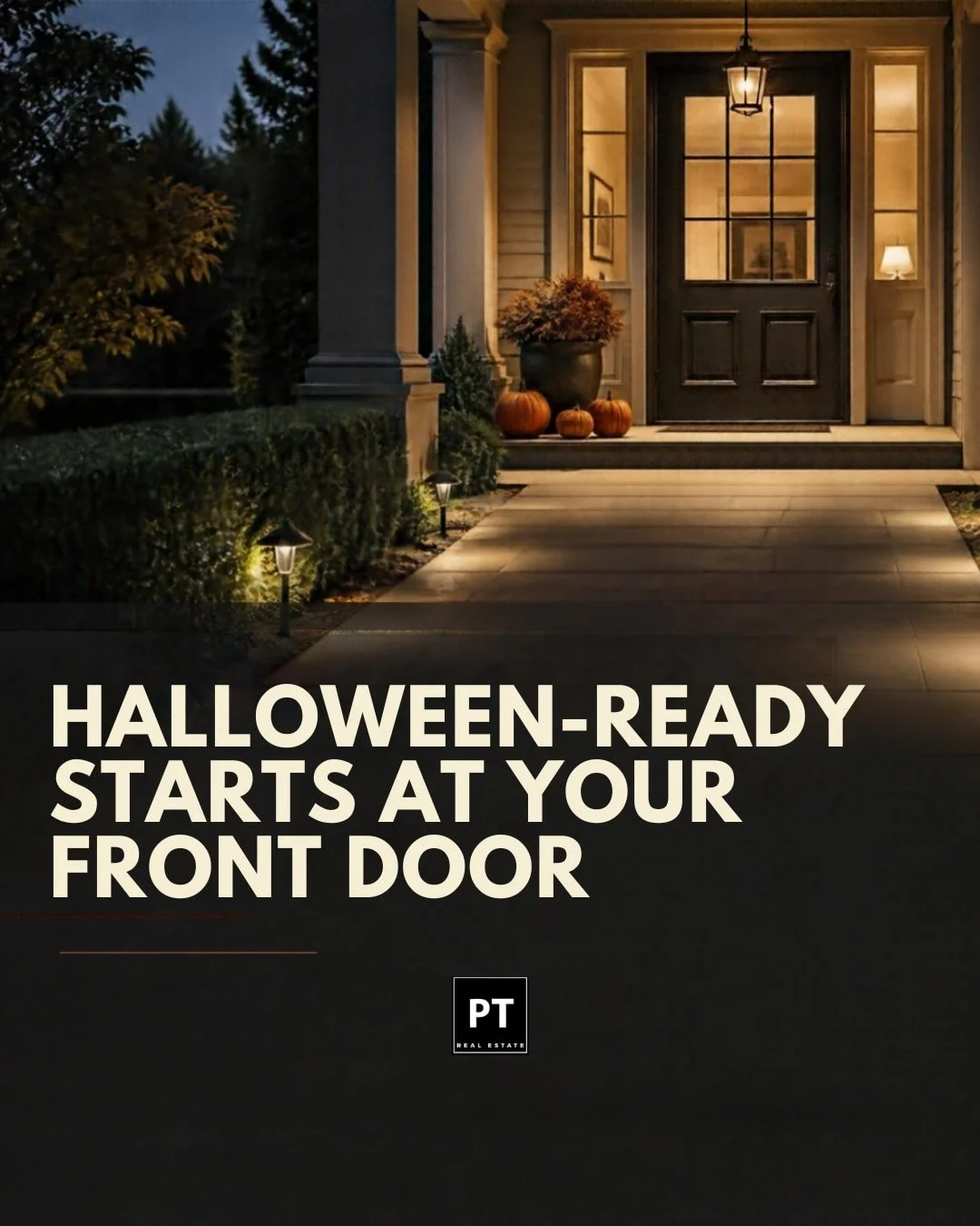 🎃 HALLOWEEN-READY STARTS AT YOUR FRONT DOOR!

Before the trick-or-treaters arrive, make sure your home is safe and welcoming! 🏡

🍂 Clear leaves and walkways
💡 Keep entrances well-lit
👻 Keep decorations and cords out of the way
🕯️ Choose flamele