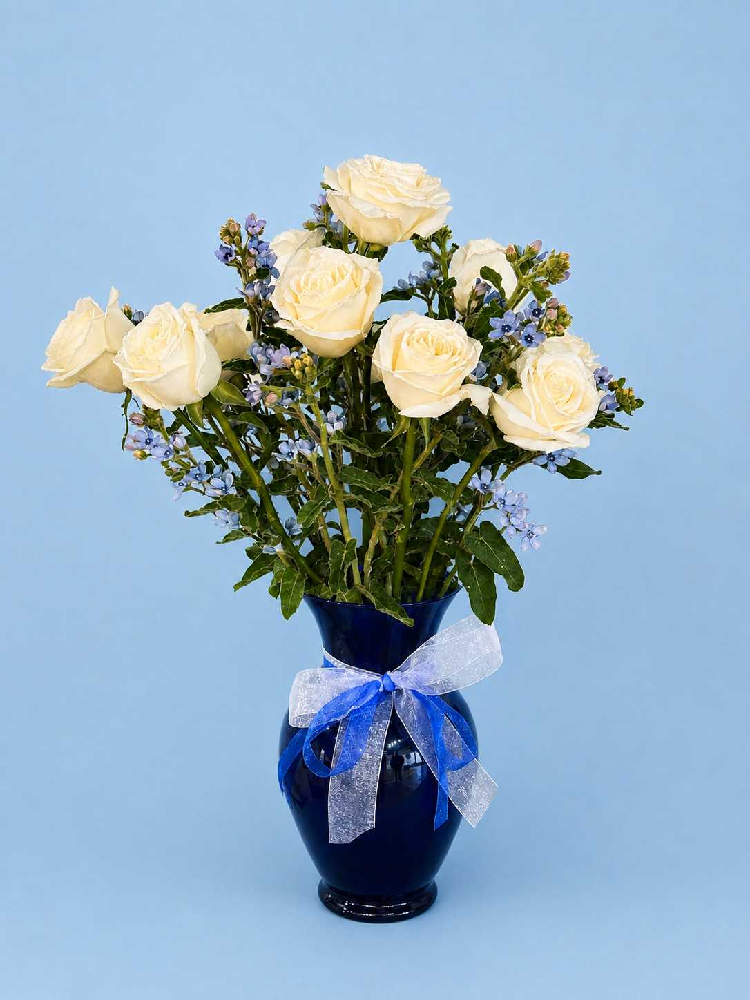 Dozen White Roses