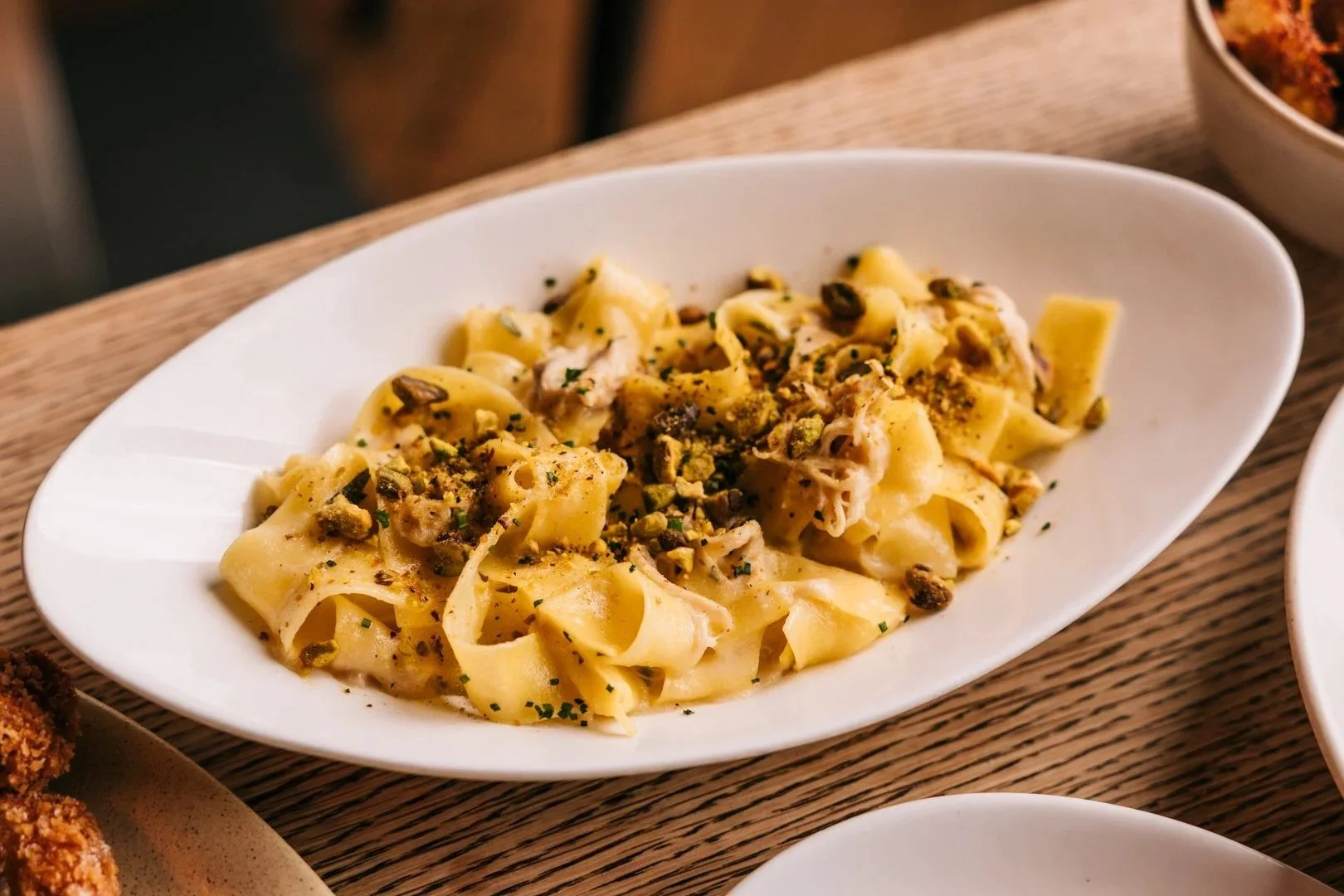 Pappardelle with rabbit ragu, house made pasta in Chicago