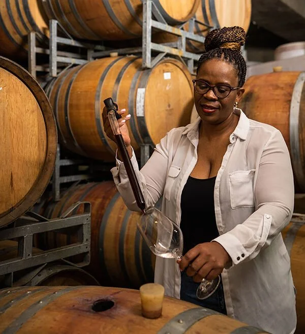 Ntsiki Biyela of Aslina Winery winemaker visit in chicago