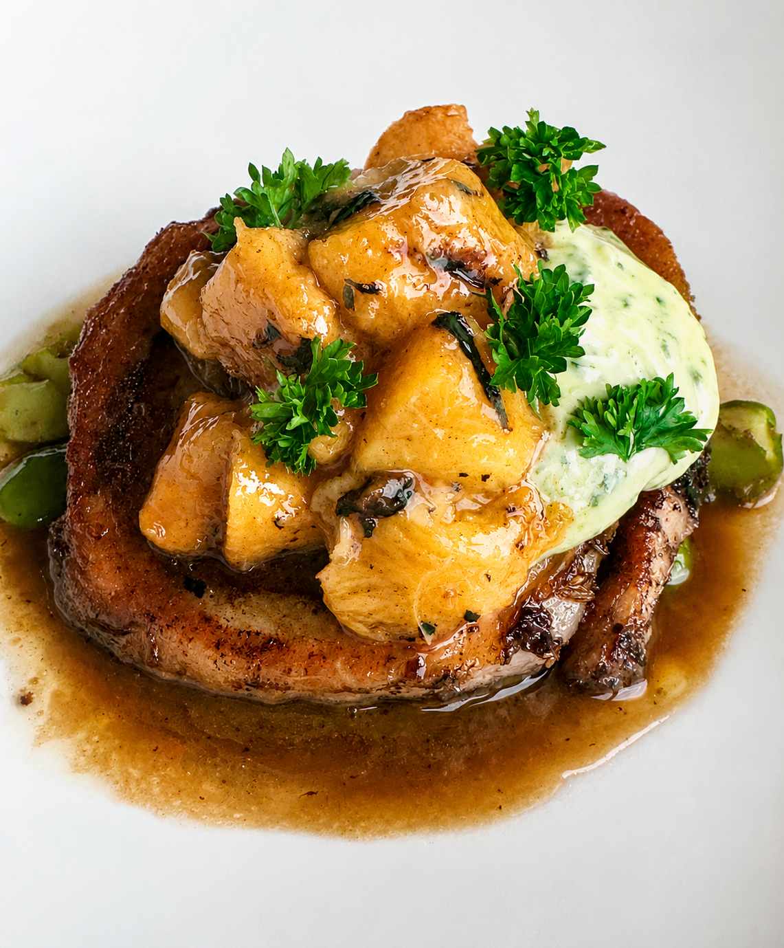 pork belly - table donkey stick