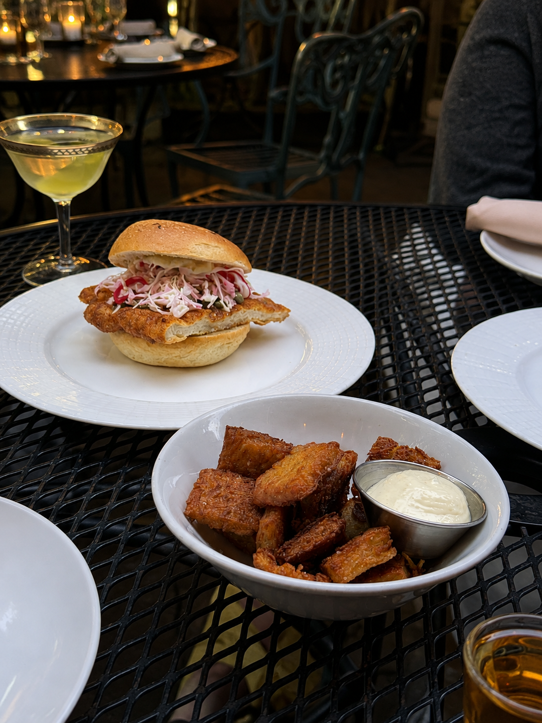 potato latkes - table donkey stick in logan square - best happy hour logan square