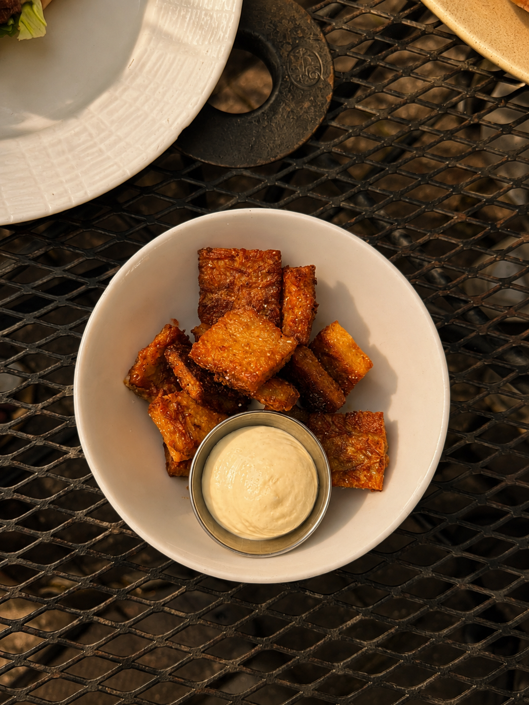 potato latkes - table donkey stick in logan square