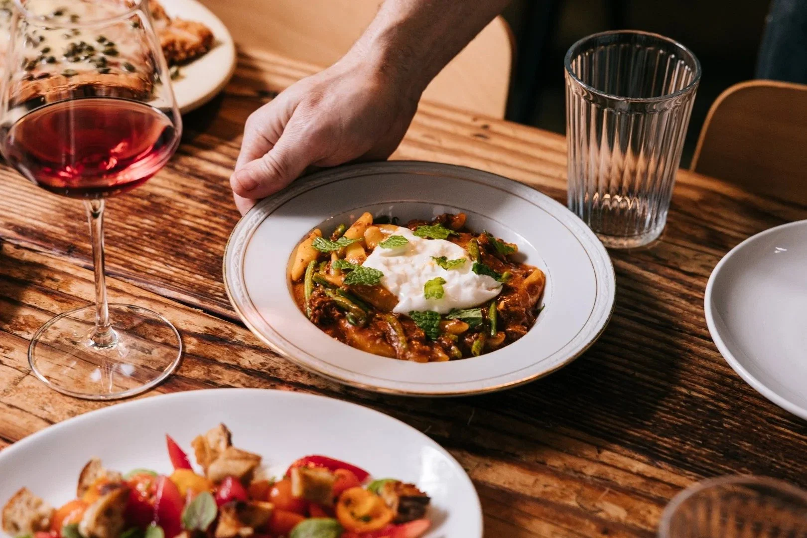 Wine and dinner at Table, Donkey and Stick in Logan Square, Chicago