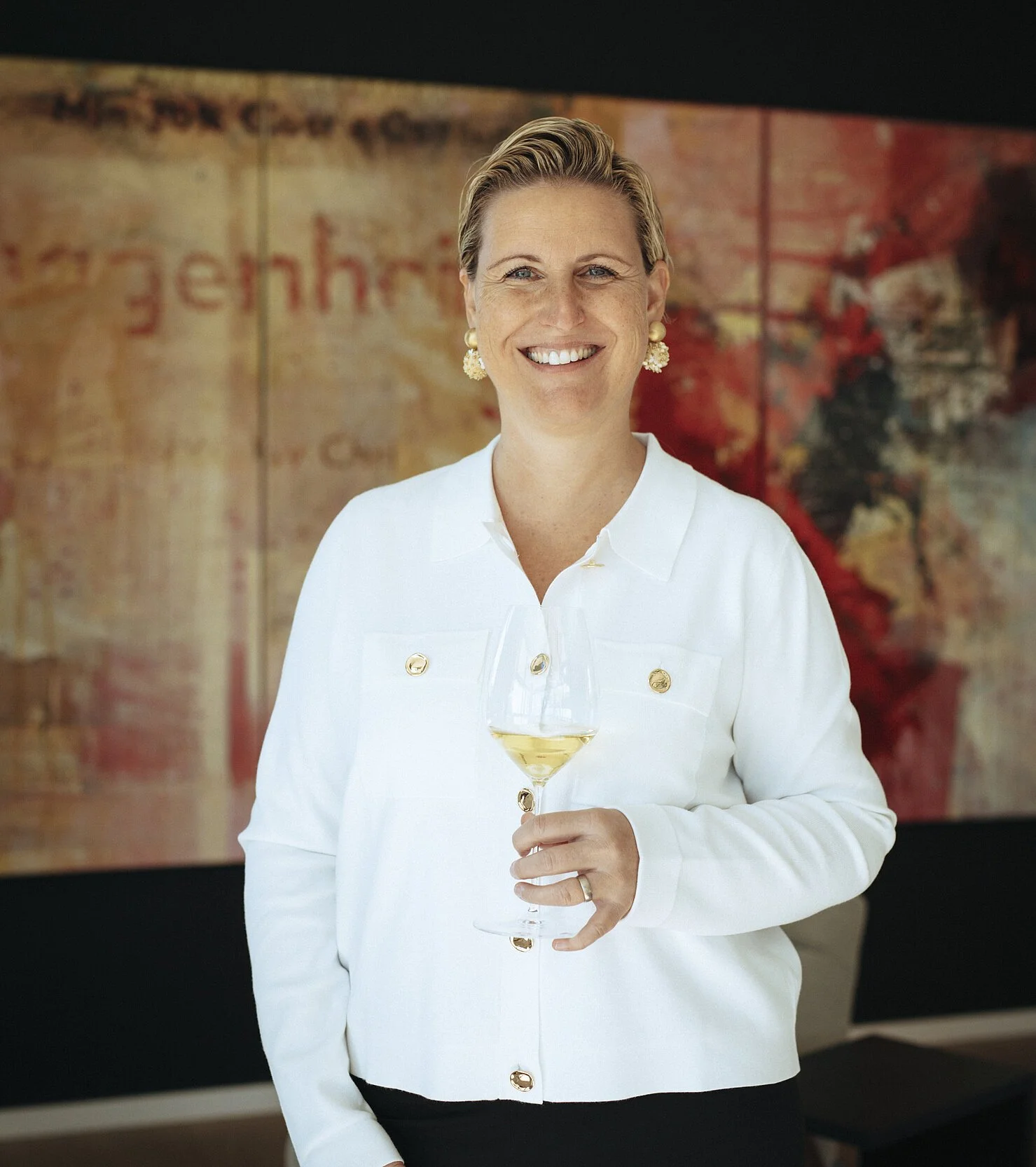 Carolin Spanier-Gillot of Battenfield-Spanier and Kuhling-Gillot Winemaker visit in chicago