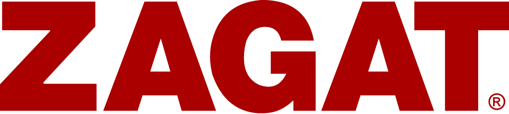 The Zagat logo in bold, red letters on a black background.