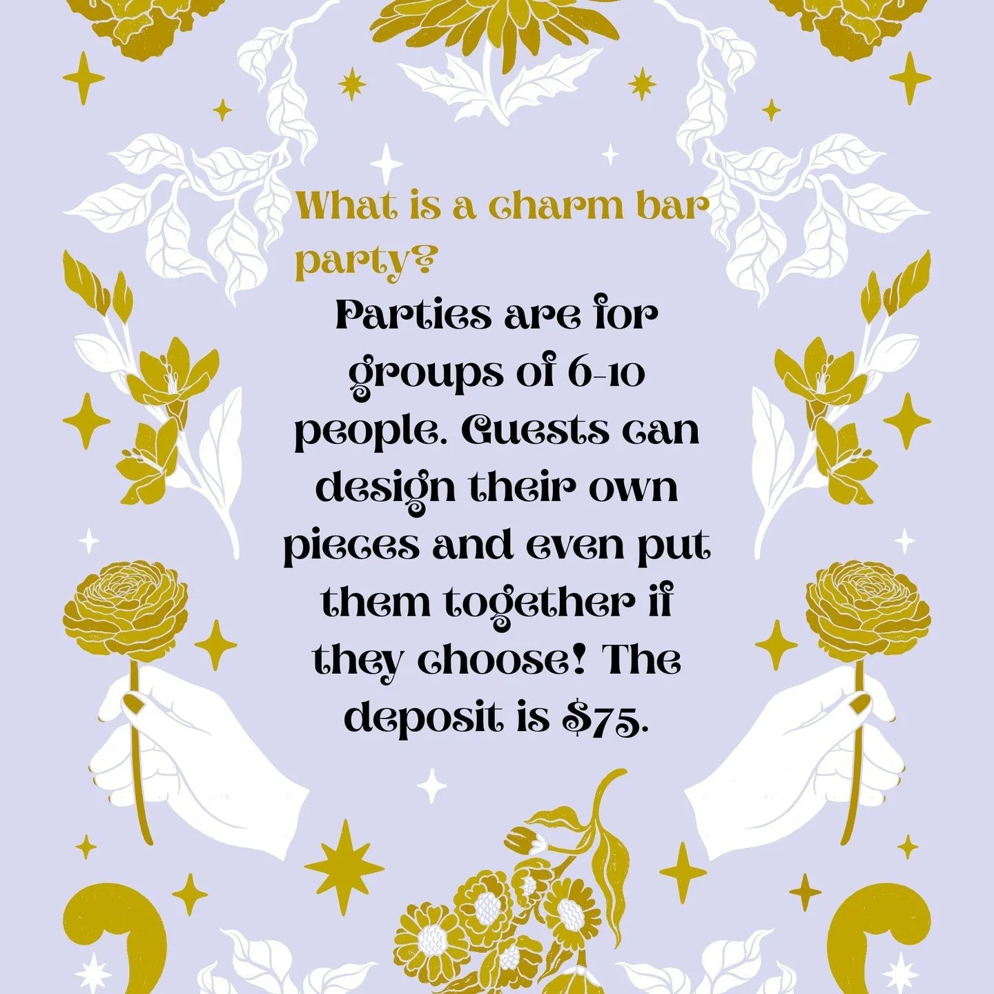 Some of the most frequently asked questions. Did I miss anything? #permanentjewelry #charmbar #jacksontn