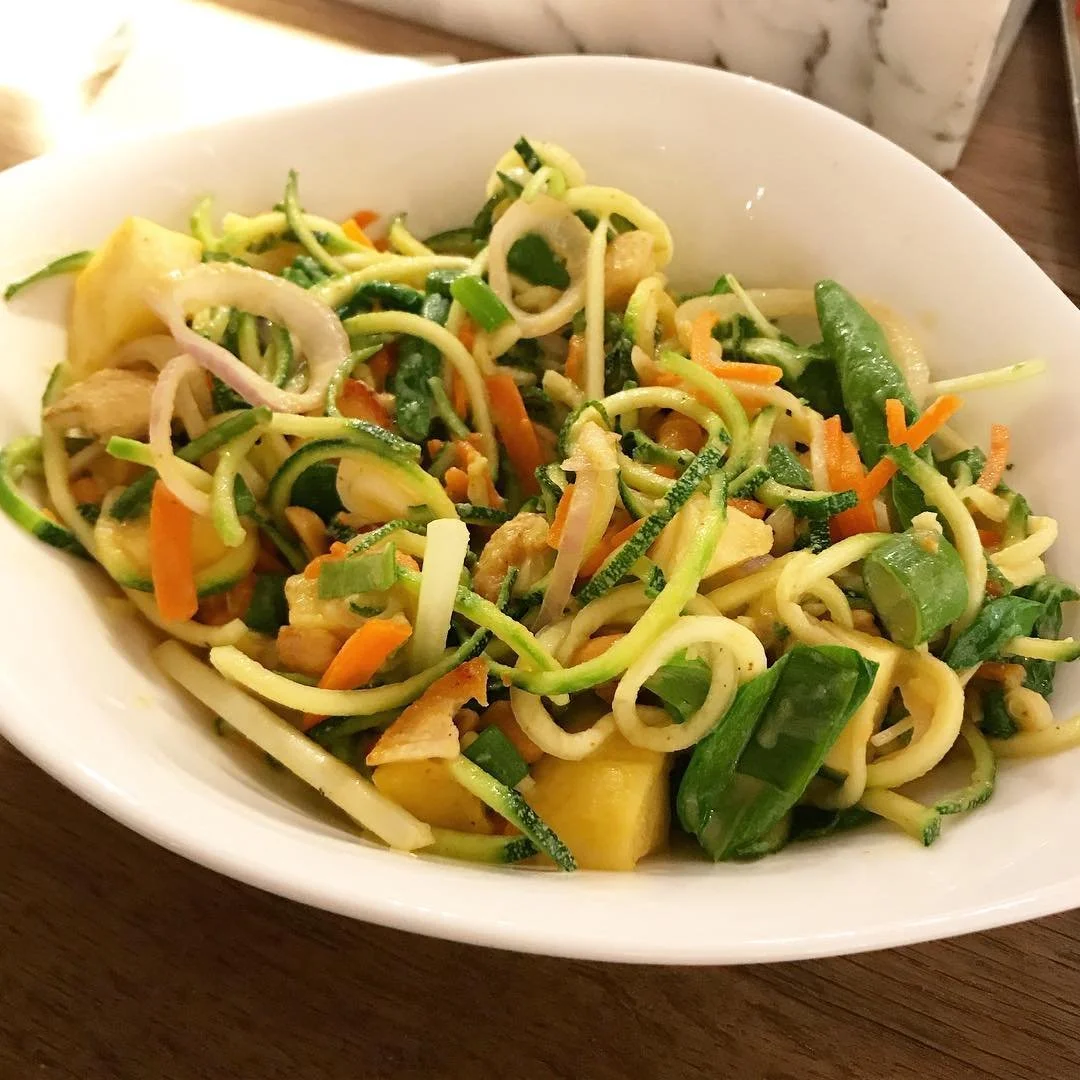 They're going mainstream! Delicious Thai-style zoodles at @vapianobahrain