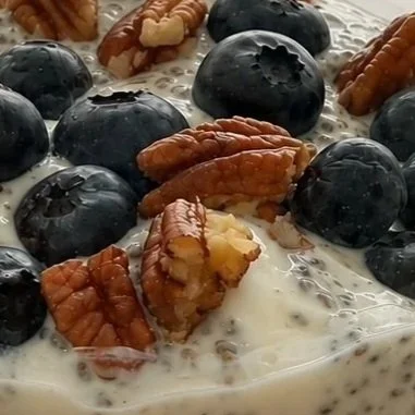 My Chia Seed Yogurt Breakfast