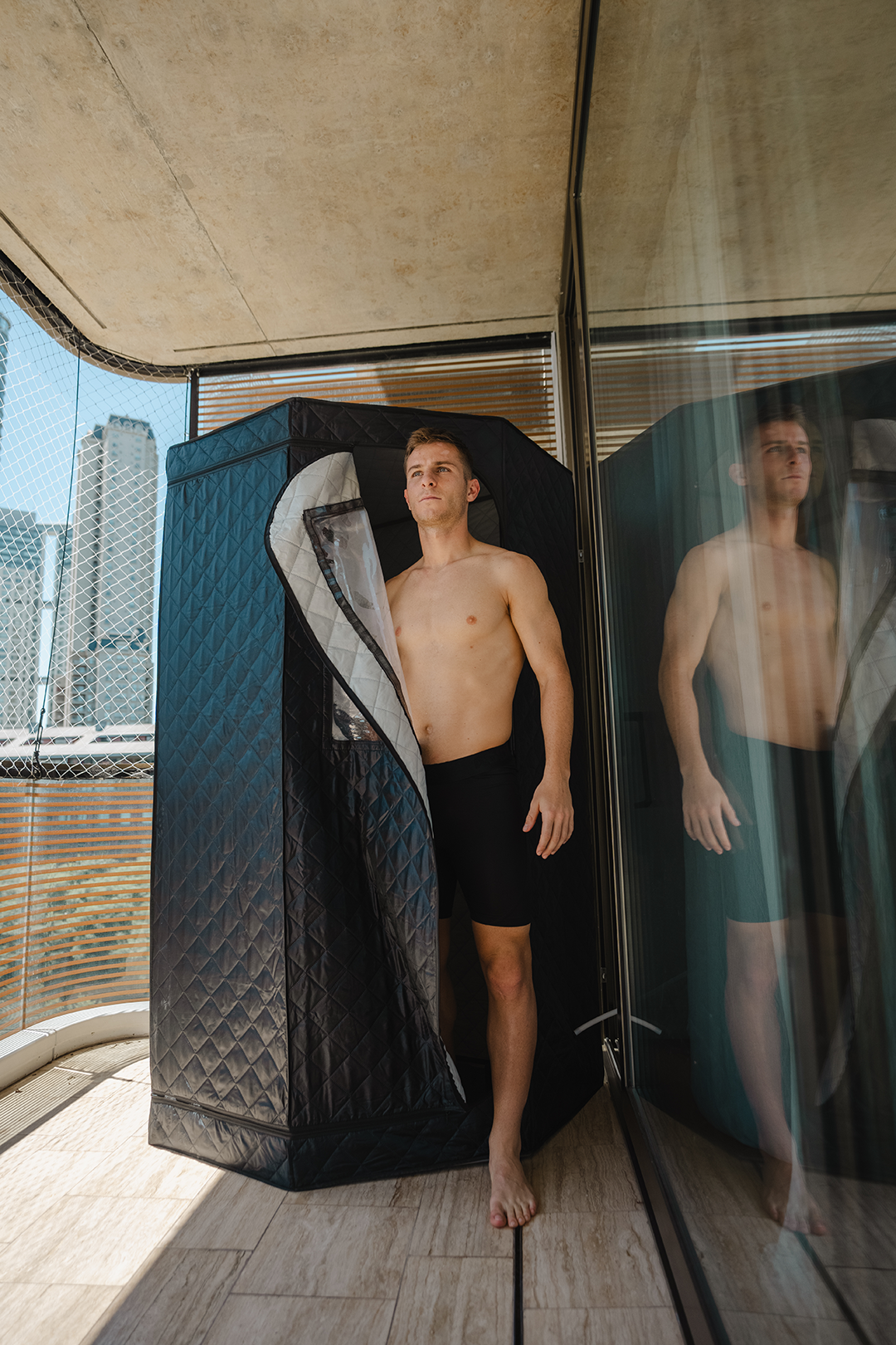 Usando Boss Sauna de Boss Recovery para recuperar.