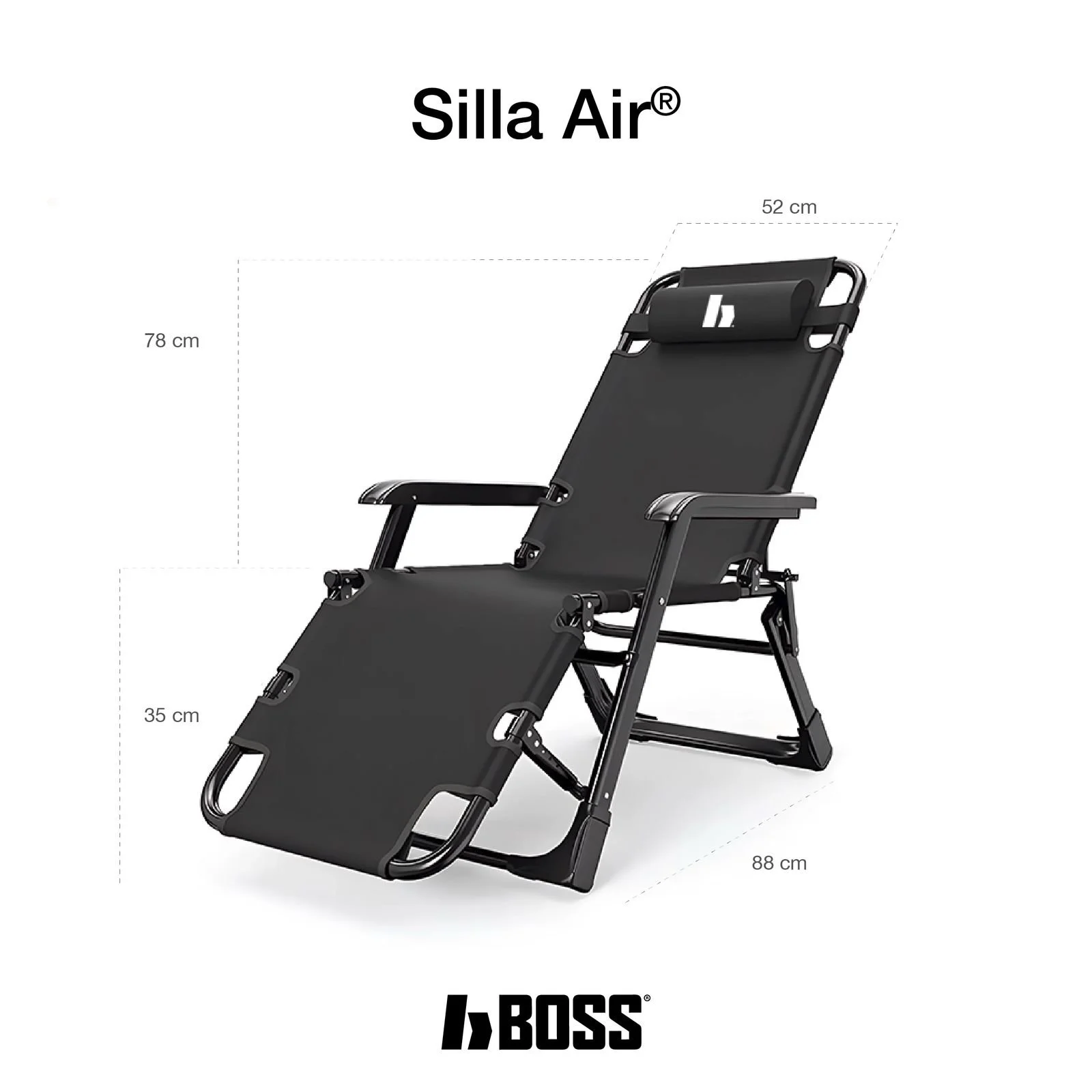 Silla reclinable para Botas de Presoterapia Boss Recovery