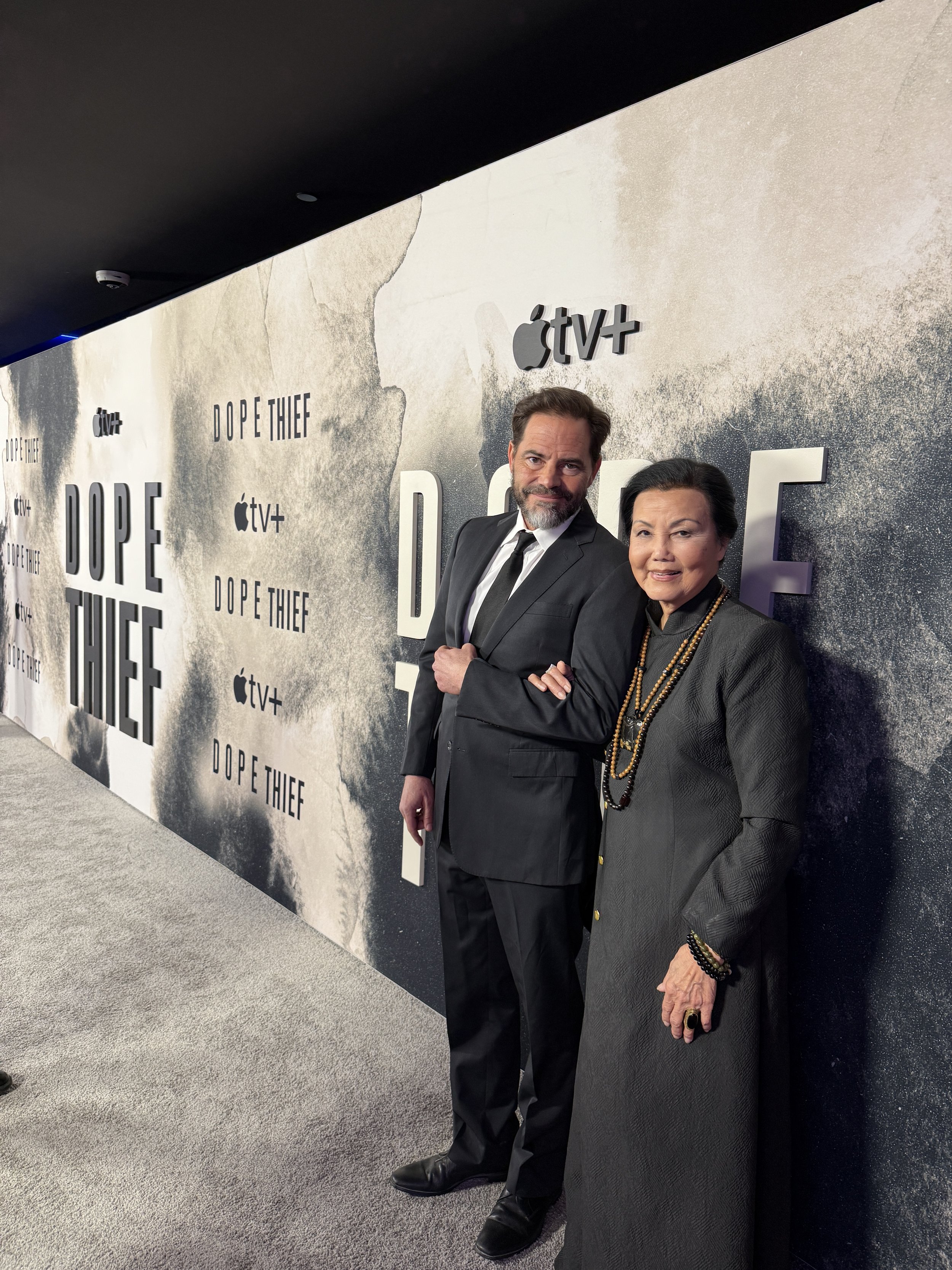 Dope Thief (2025). Kieu Chinh & Peter Craig