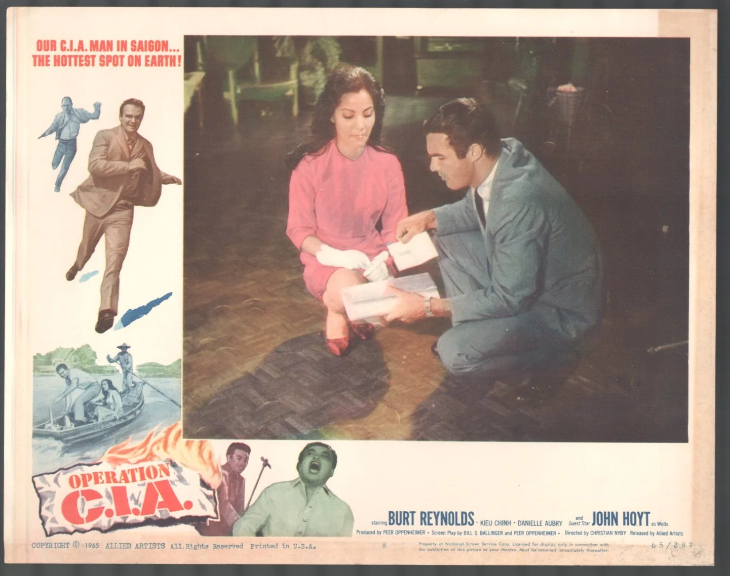Operation C.I.A. (1965). Kieu Chinh & Burt Reynolds