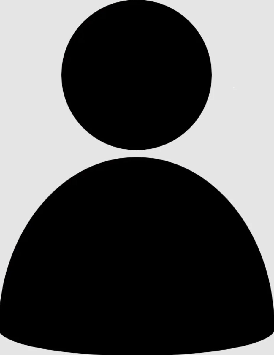 Generic silhouette of a person with a circular head and rounded shoulders against a light grey background.