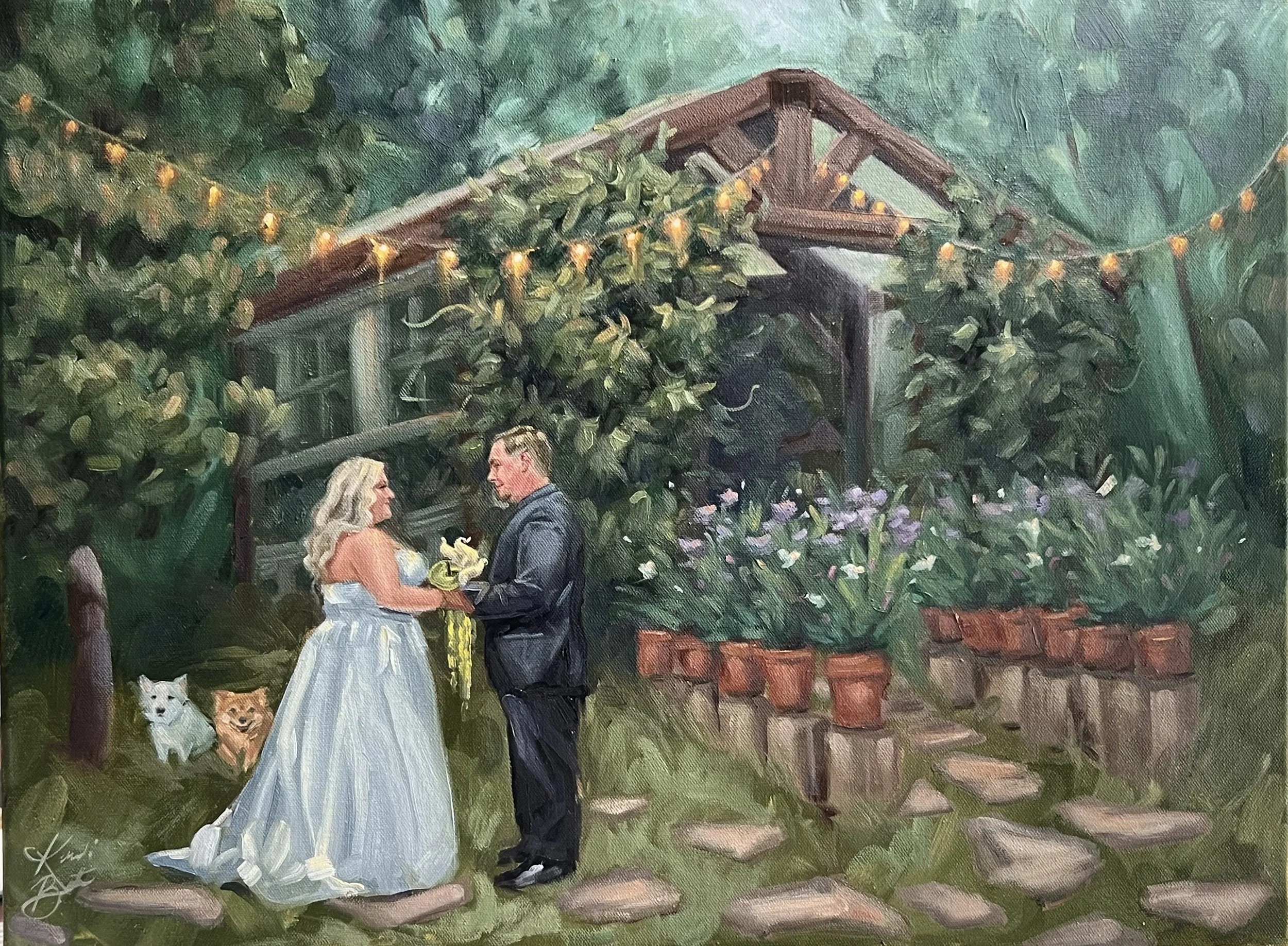 Vaughn House Live Painting