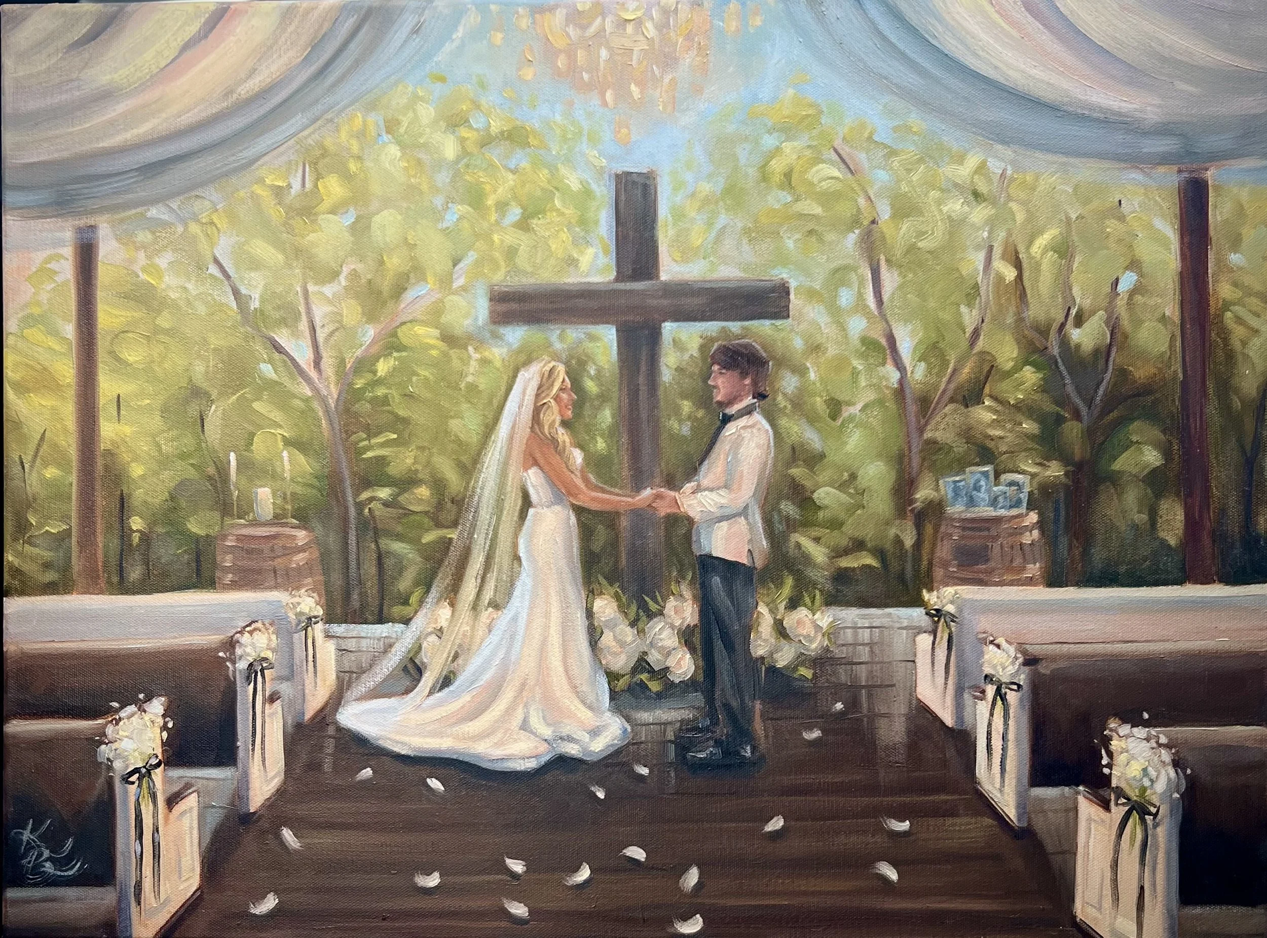Tennessee Live Wedding Painting 