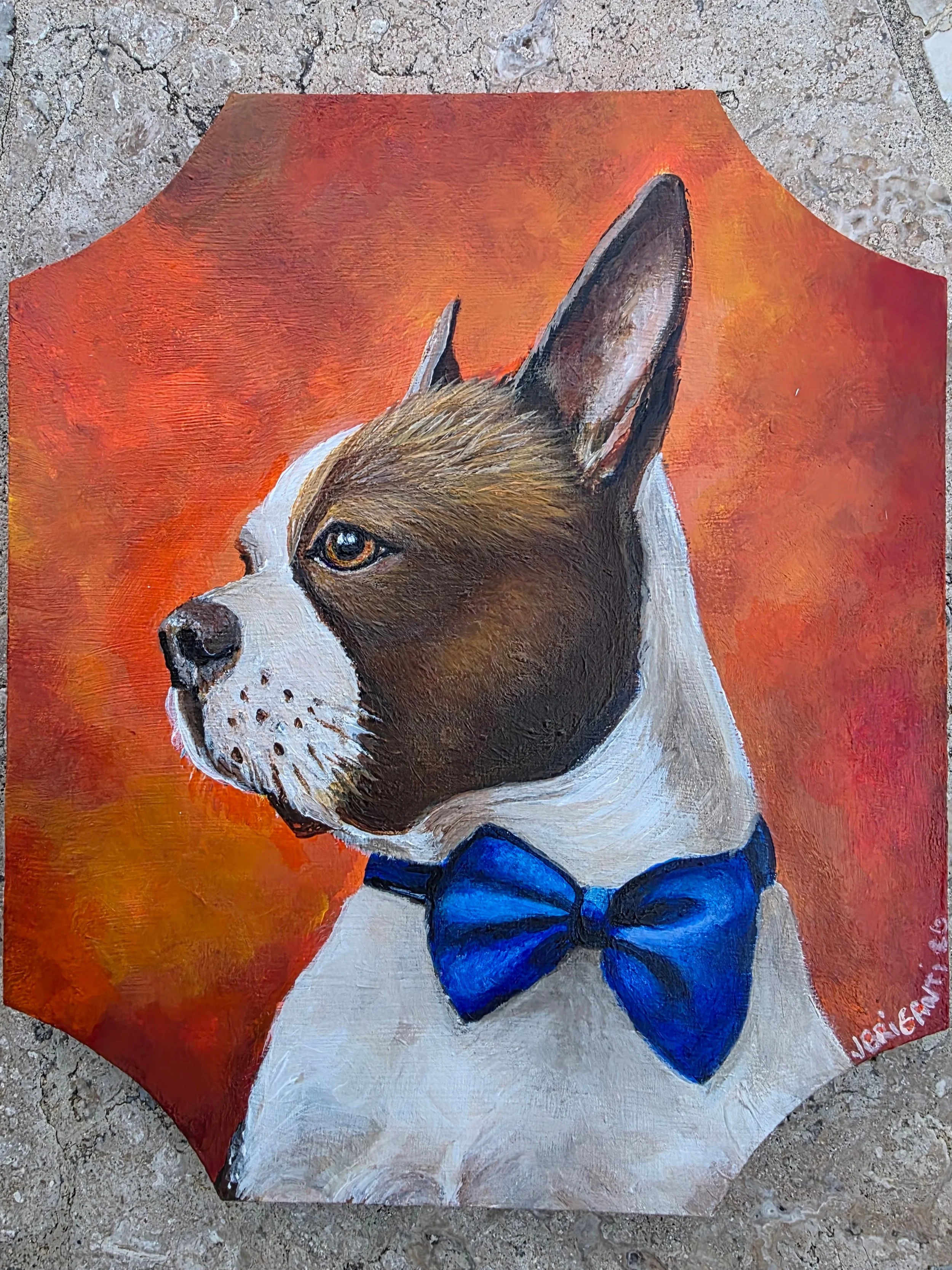 Studio Pet Portrait, 8×10 Acrylic