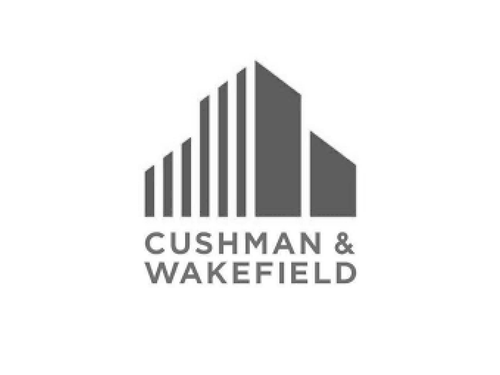 Cushman & Wakefield logo with stylized building graphic.