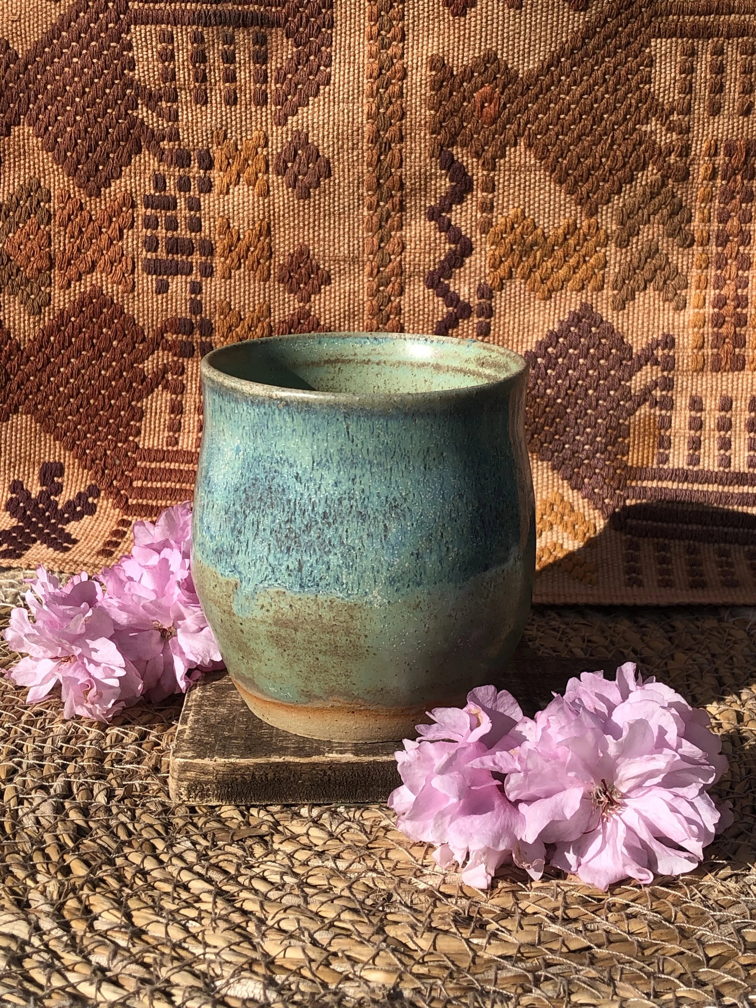 Turquoise Sparkle Cup