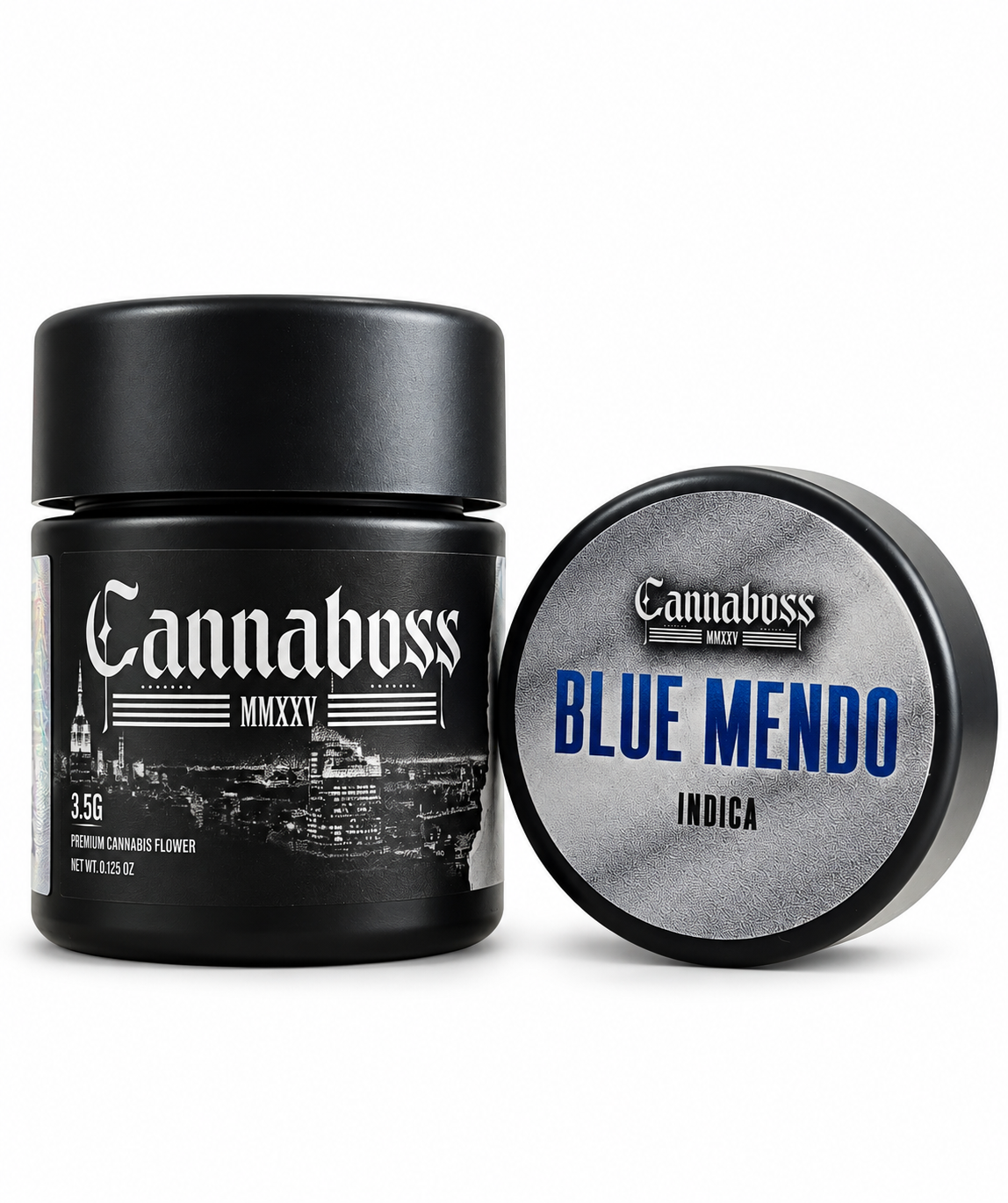 Cannaboss Blue Mendo Product Display.png