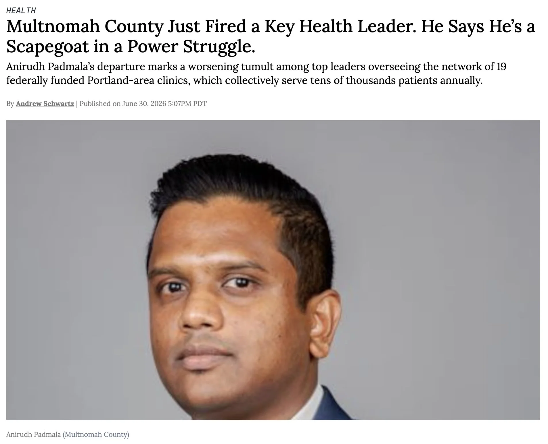 The revolving door at Multnomah County