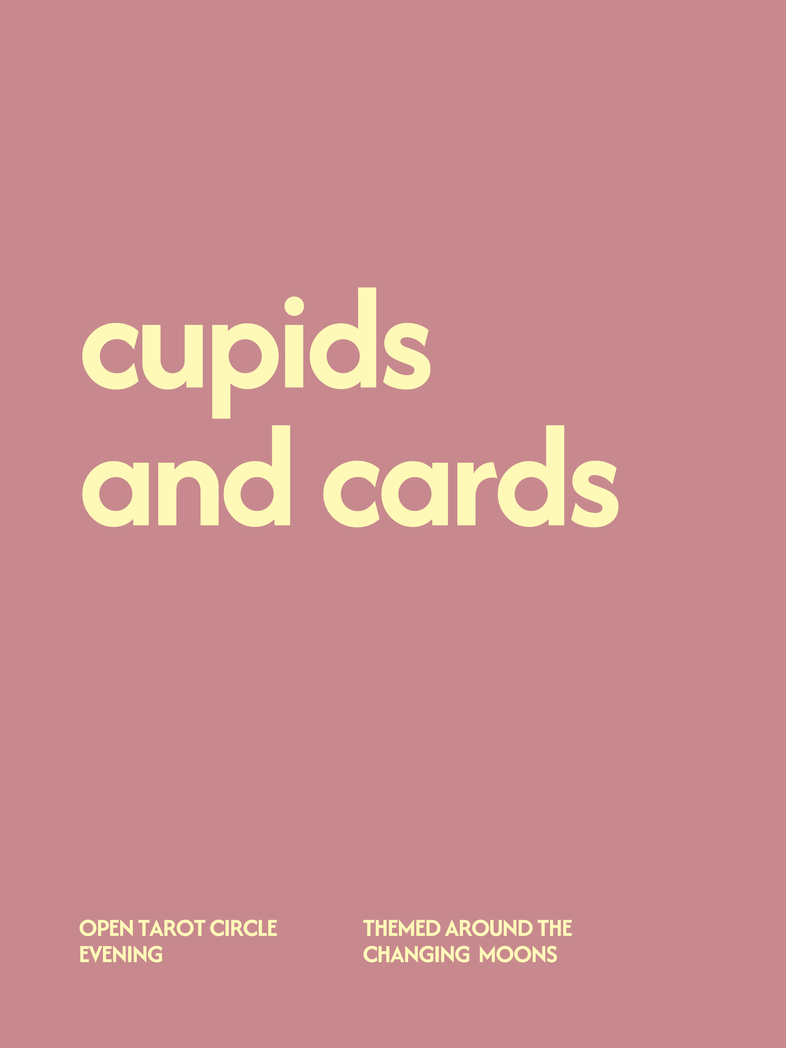 Cupids and Cards: Open Tarot Circle ✨