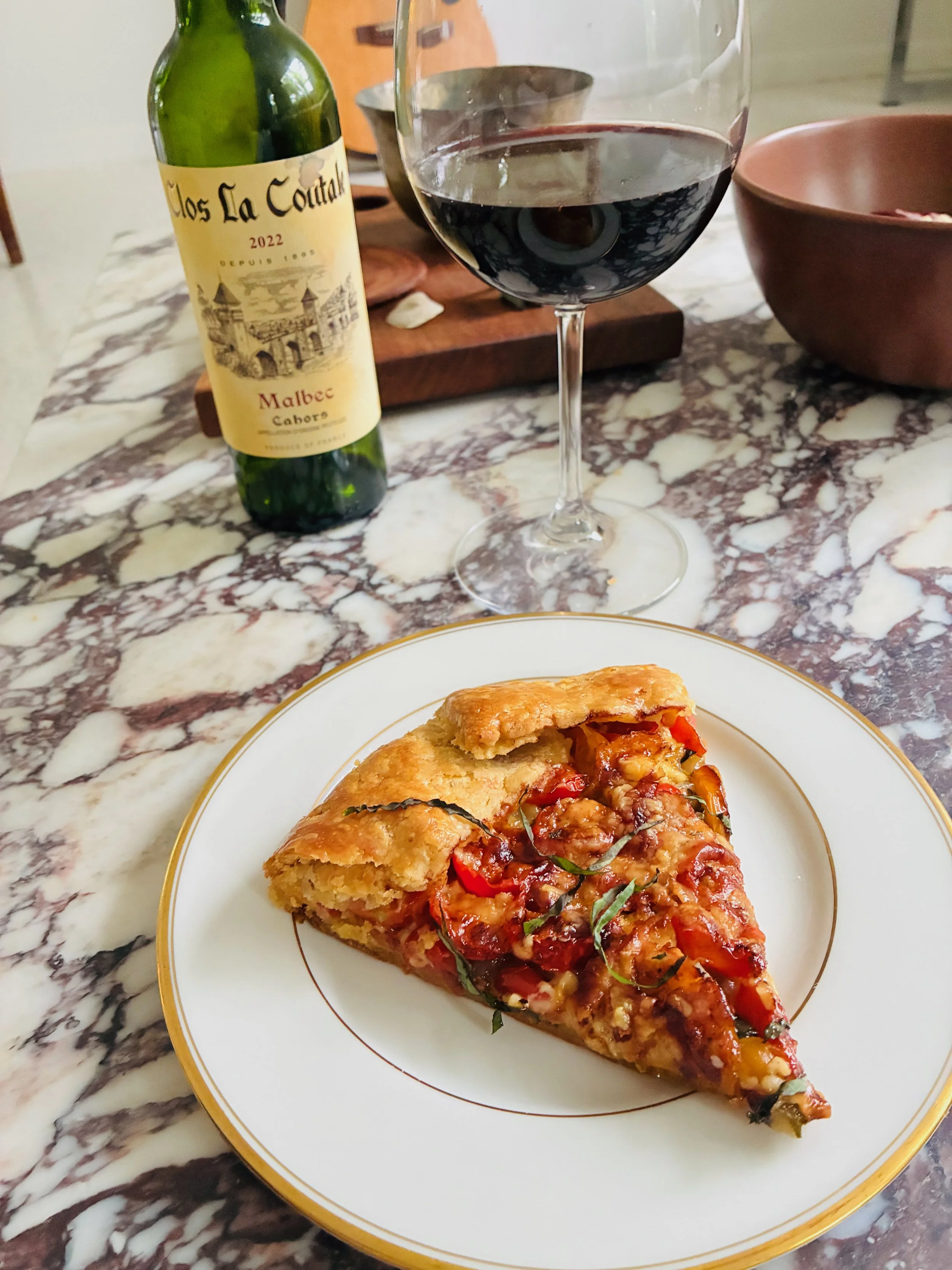 Savory Crostata Slice