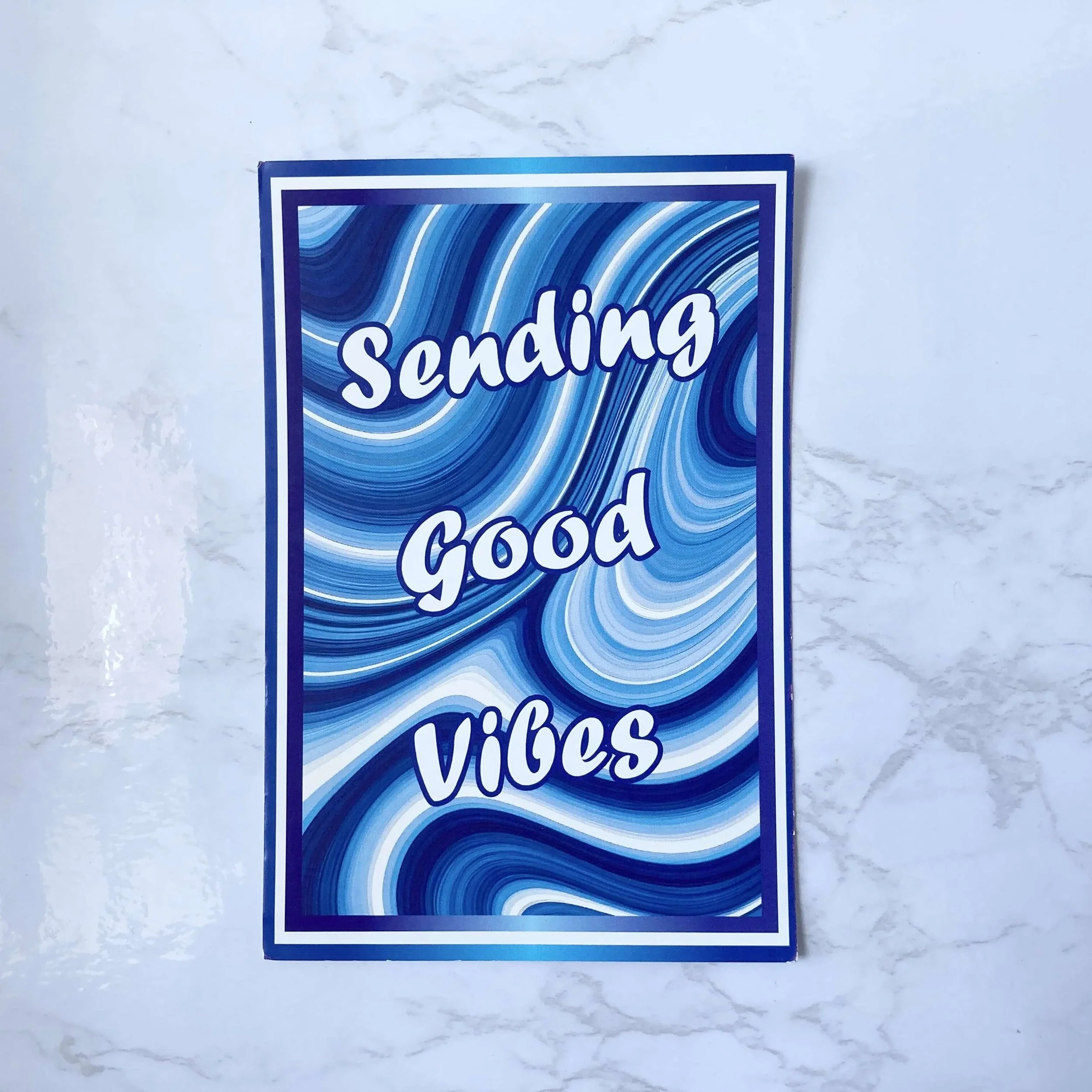 Sending Good Vibes 70s Greeting Card