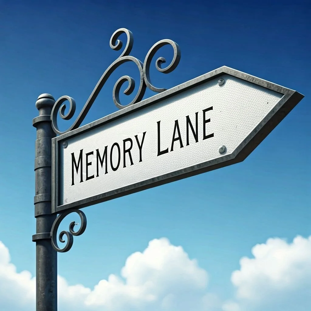 Memory Lane Street Sign