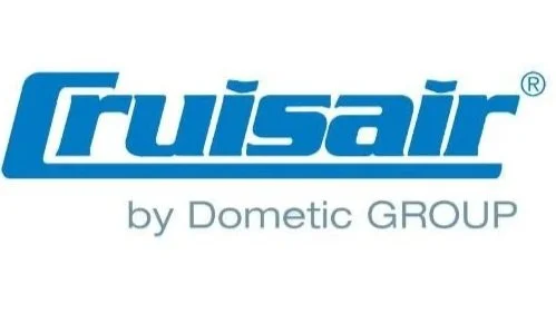 Cruisair logo with blue text and subtitle 'by Dometic GROUP' on a white background.