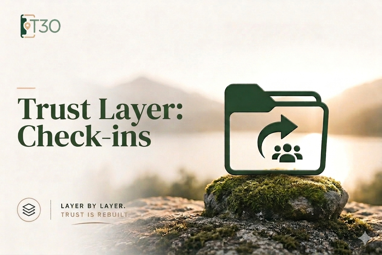 Trust Layer: T30 Check-ins