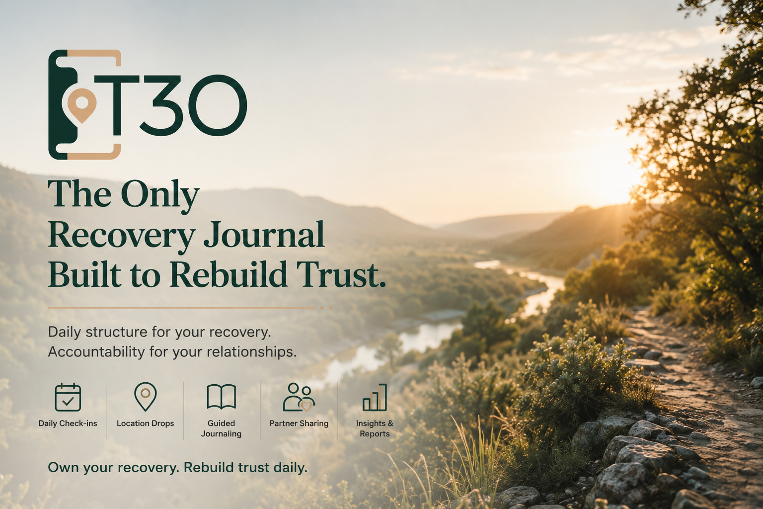The Only Recovery Journal Built to Rebuild Trust