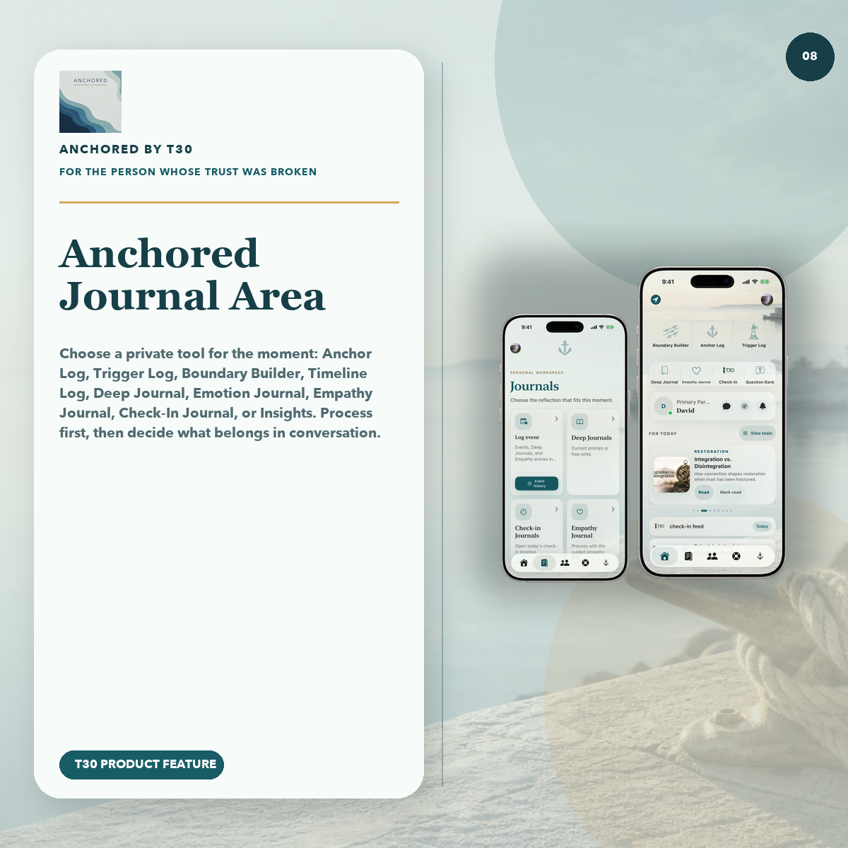 Anchored Journal Area feature preview