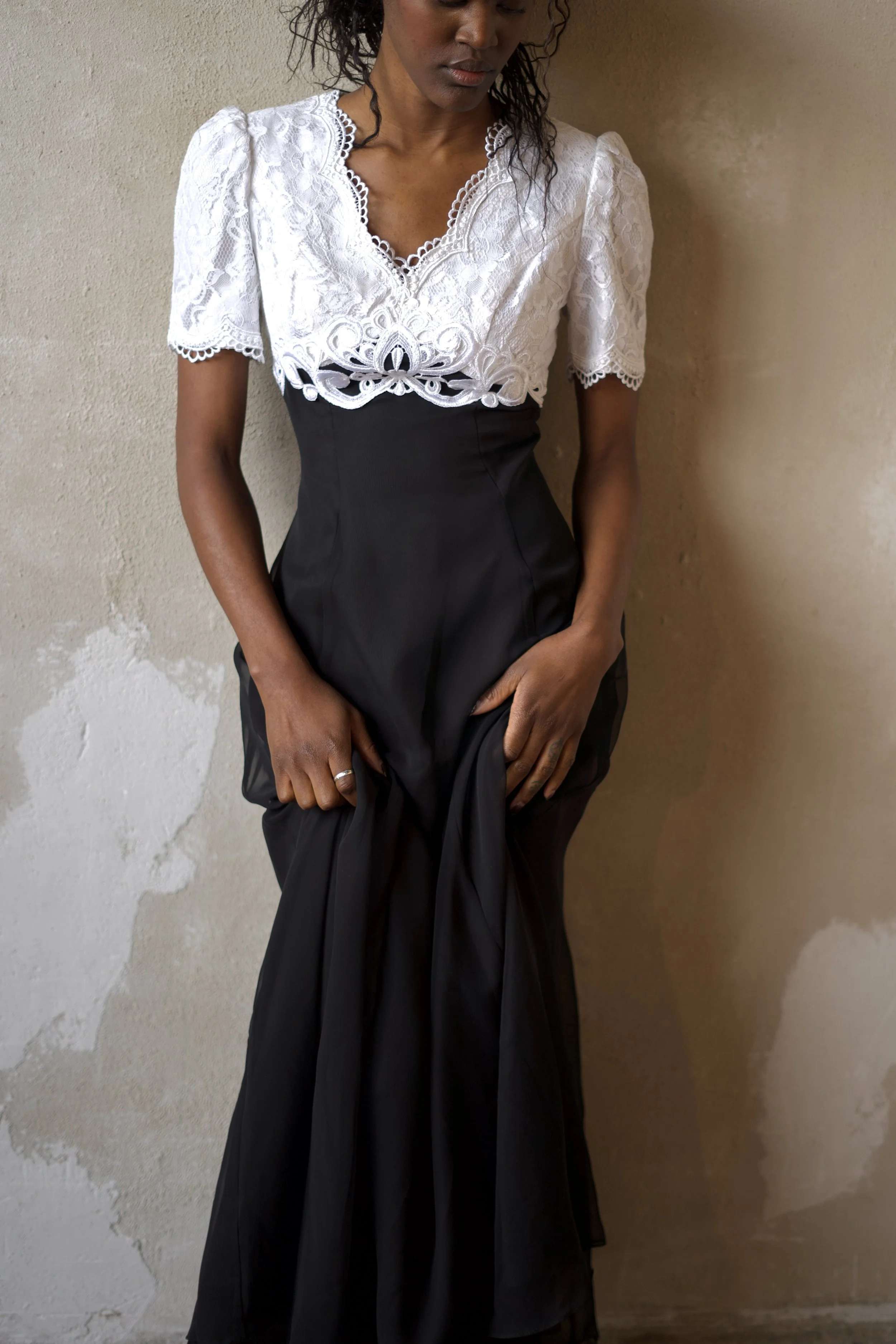 Lace & Chiffon Dress