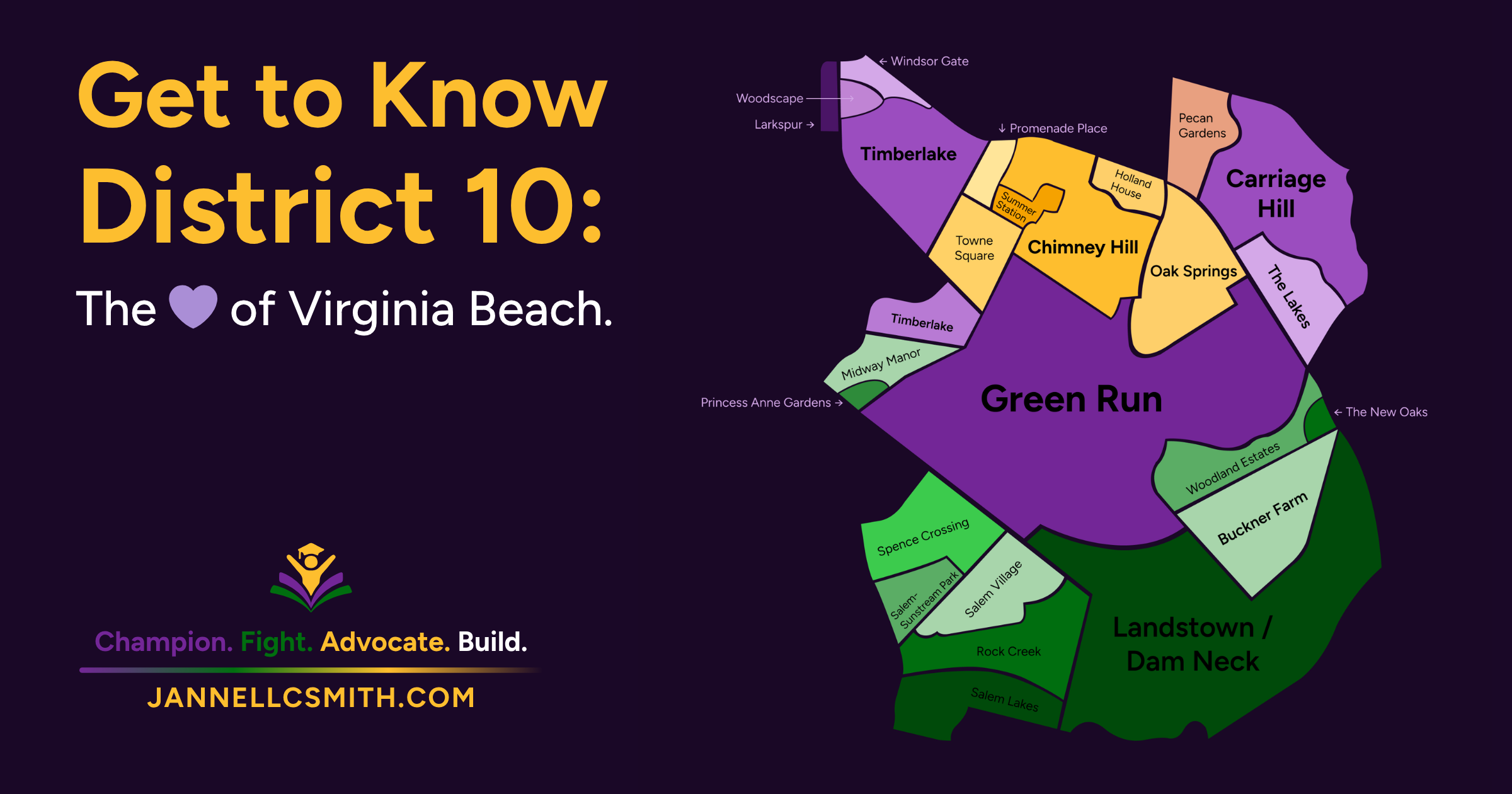 Get to Know District 10: The 💜 of Virginia Beach.